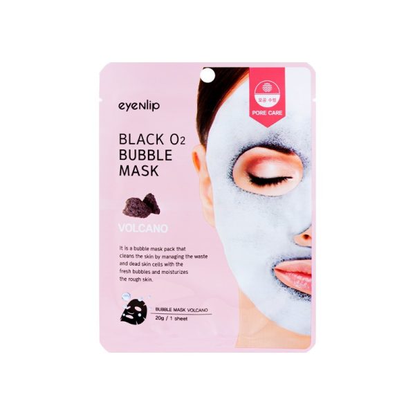 Black O2 Bubble Mask Volcano 20g (10 pcs)
