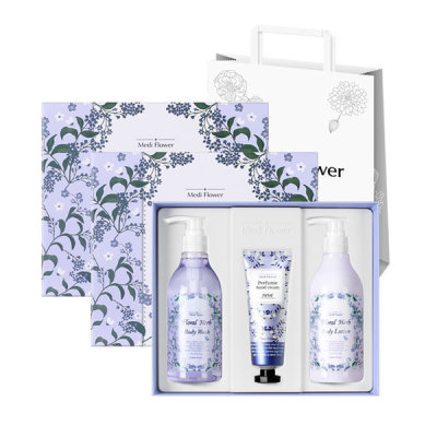 MediFlower   Floral Herb Body Care Set (x2 pcs + Shopping Bag gift)