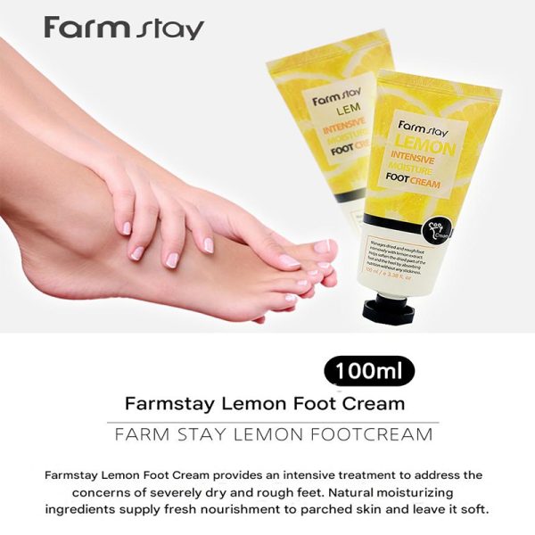 FarmStay – Lemon foot cream 100ml 01