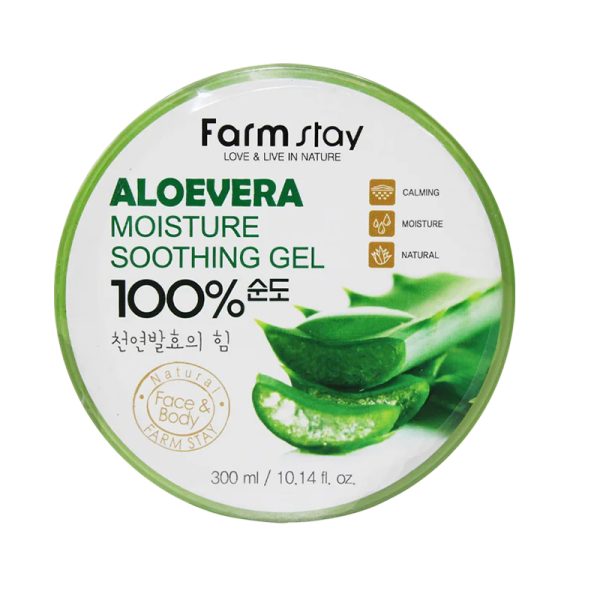 Farmstay – Aloe Vera Moisture Soothing Gel 300ml_03 Farmstay – Aloe Vera Moisture Soothing Gel 300ml 03