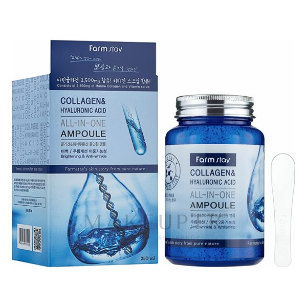 Farmstay   Collagen & Hyaluronic Acid All In One Ampoule 250ml