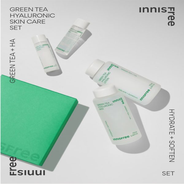 Innisfree   Green Tea Hyaluronic Skincare Set