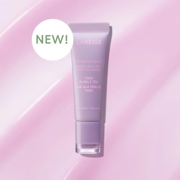 LANEIGE   LIP GLOWY BALM 10ml #Taro Bubble Tea