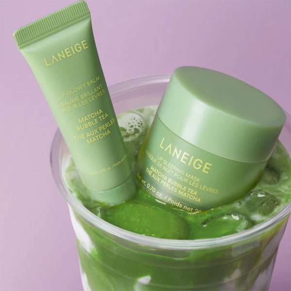LANEIGE – Lip Sleeping Mask EX Matcha Bubble Tea 02