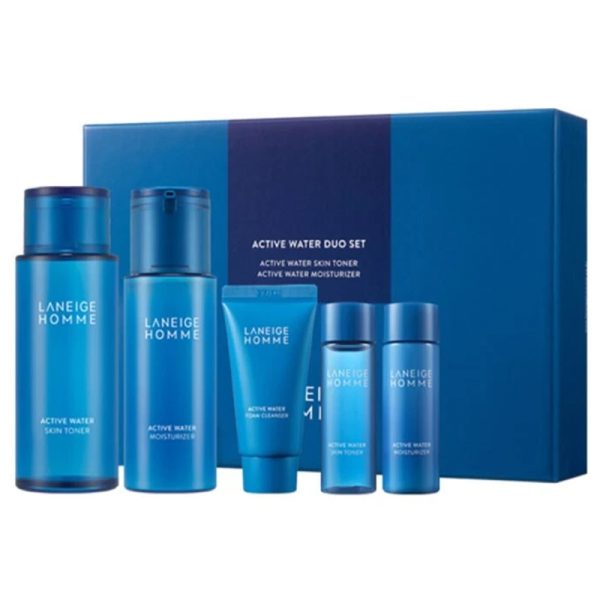 Laneige   Homme Active Water 2 piece set
