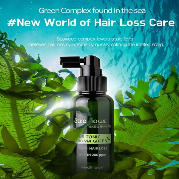 MediFlower   AROMA GREEN Hair Tonic   Anti hair loss  01