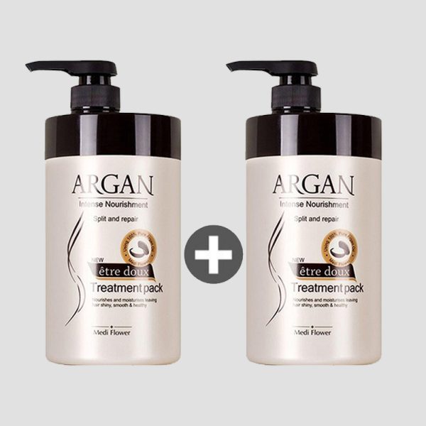 MediFlower   Etre Doux Argan Treatment Pack 1000ml (x2pcs)