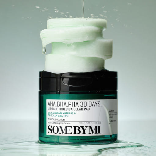 SOME BY MI   AHA BHA PHA 30Days Miracle Truecica Clear Cleansing Pad 125ml   70pads