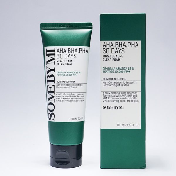 SOME BY MI   AHA BHA PHA 30Days Miracle Acne Clear Foam 100ml